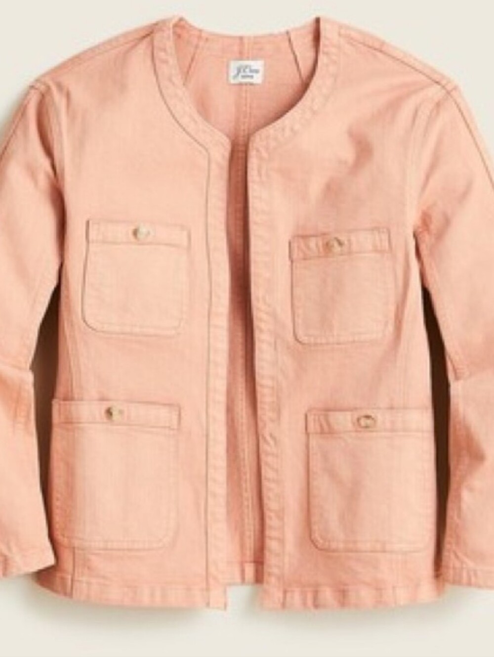 J CREW | Simone Garment Dyed Jacket
